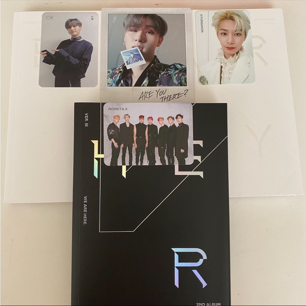 Monsta X Are You There? We Are Here Album Hyungwon IM Photocard Set Kpop